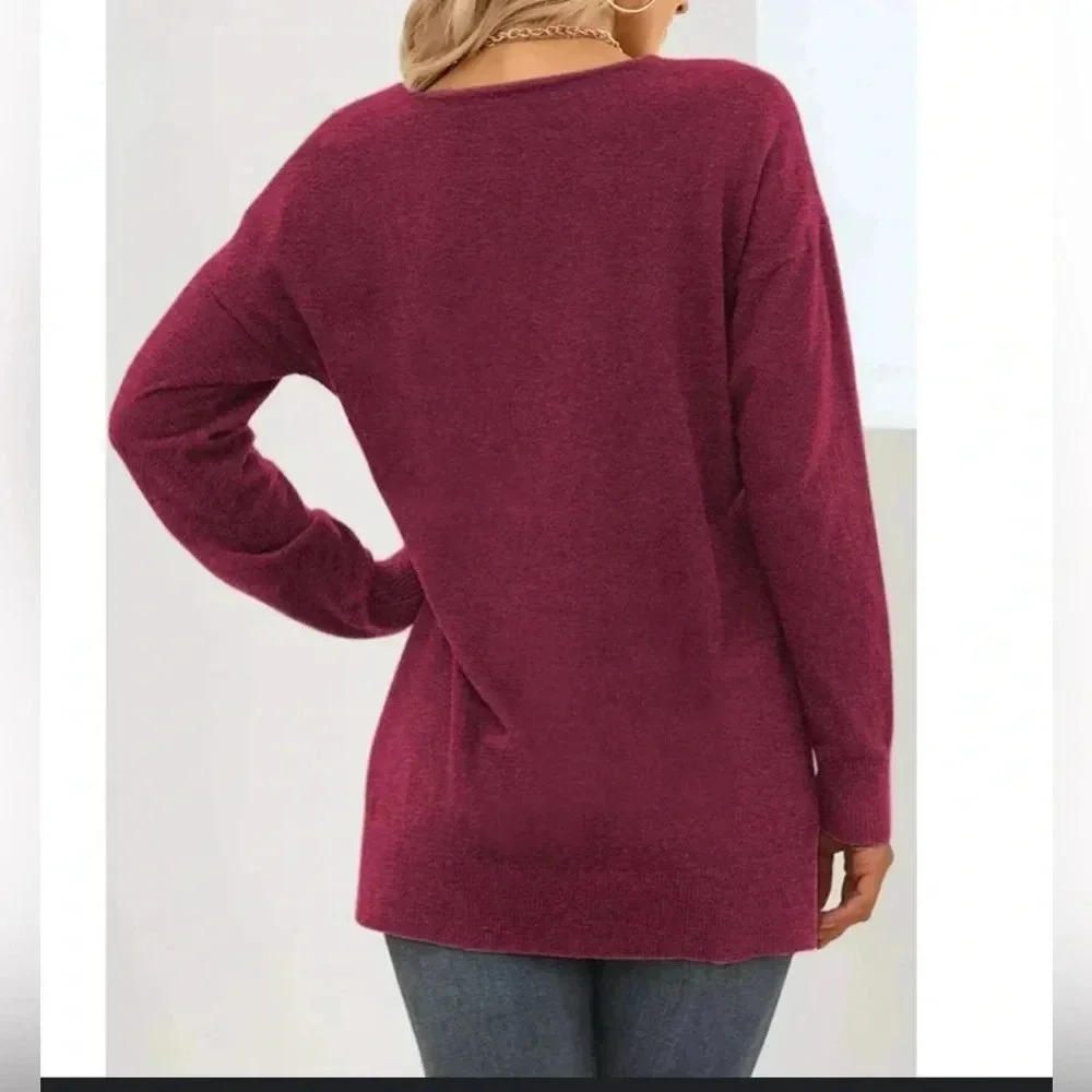 Joules Knitwear Boatβ Neck Lilly Sweater Purple/Plum Long Sleeve EUC Womenβs 6.